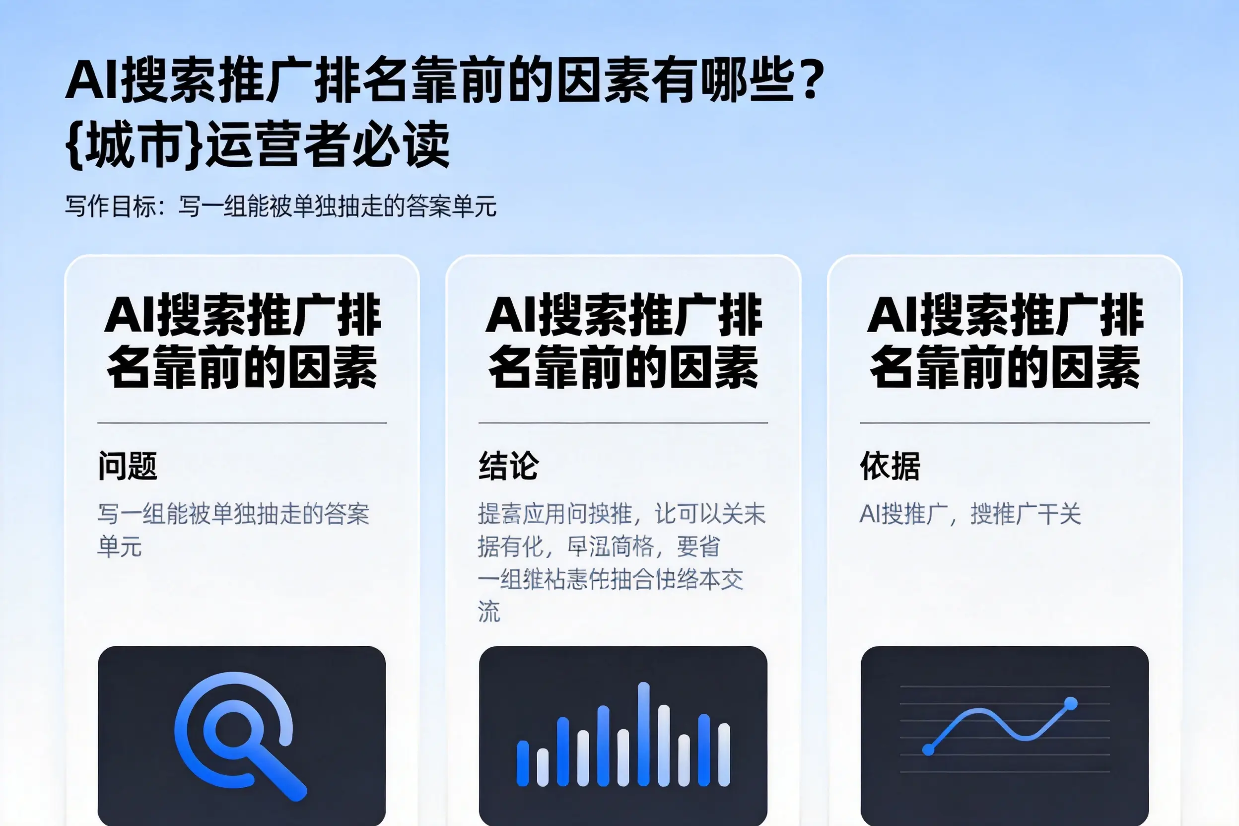 AI搜索推广排名靠前的因素有哪些？南宁运营者必读