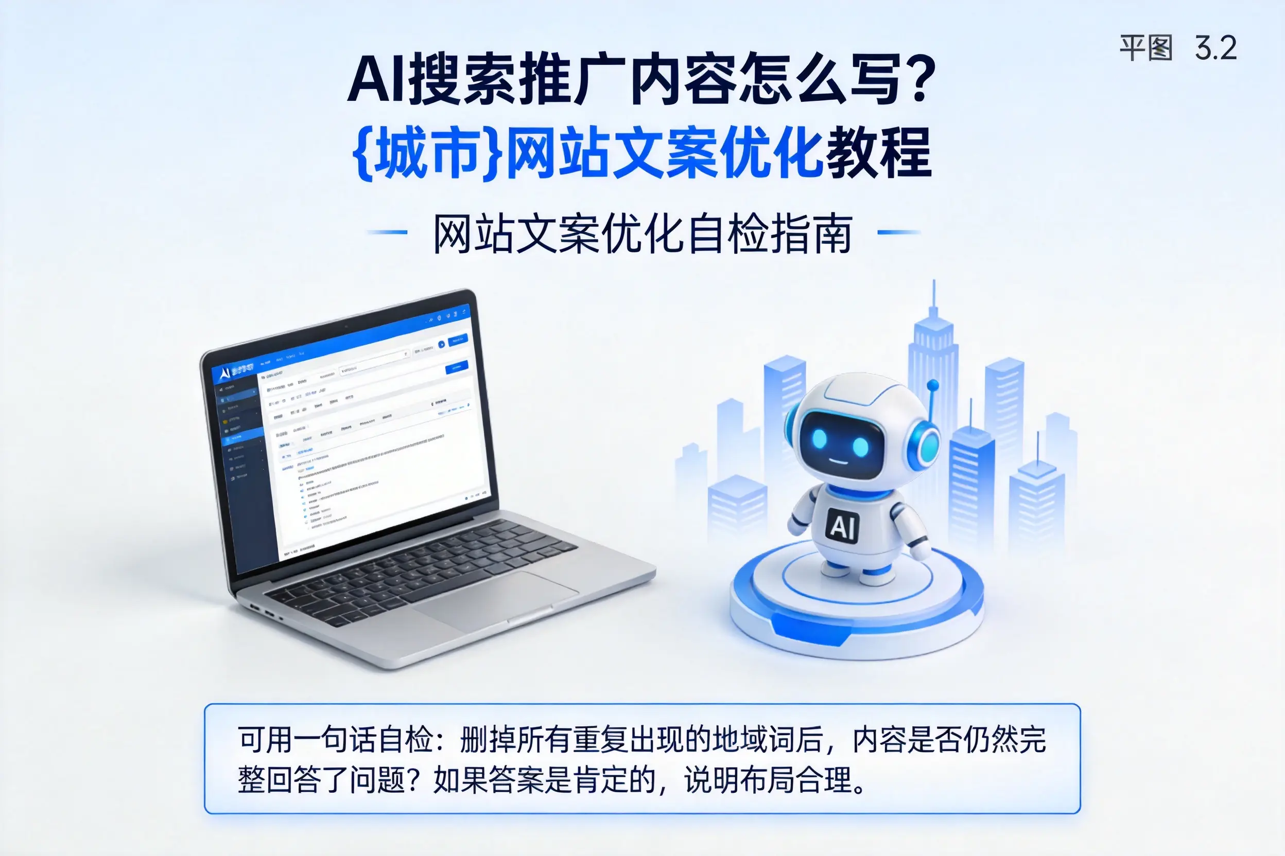 AI搜索推广内容怎么写？南宁网站文案优化教程
