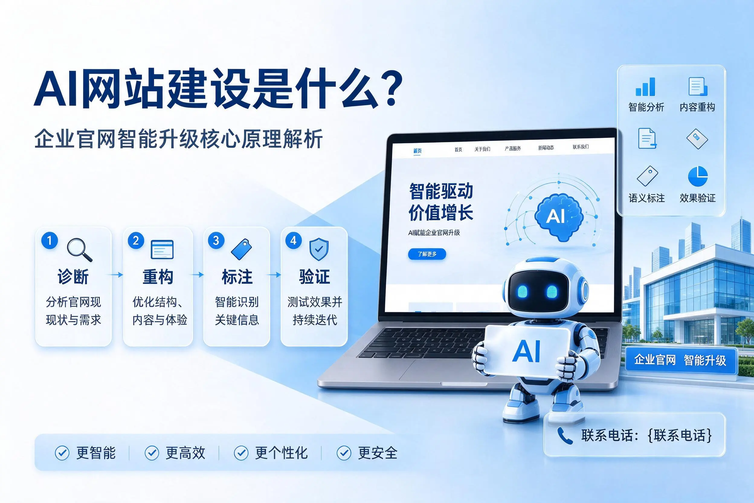 AI网站建设是什么?南宁企业官网智能升级核心原理解析