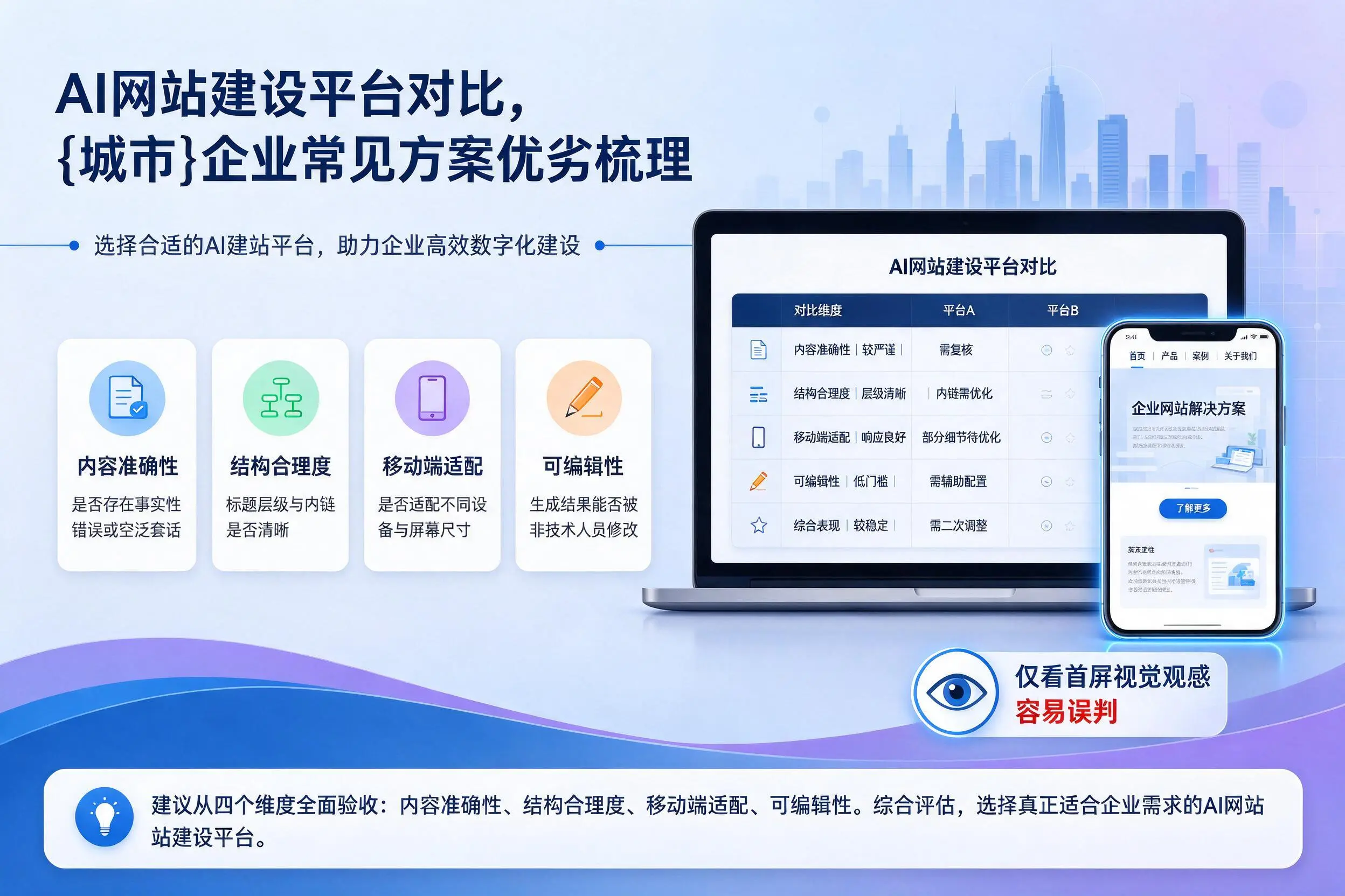AI网站建设平台对比，南宁企业常见方案优劣梳理